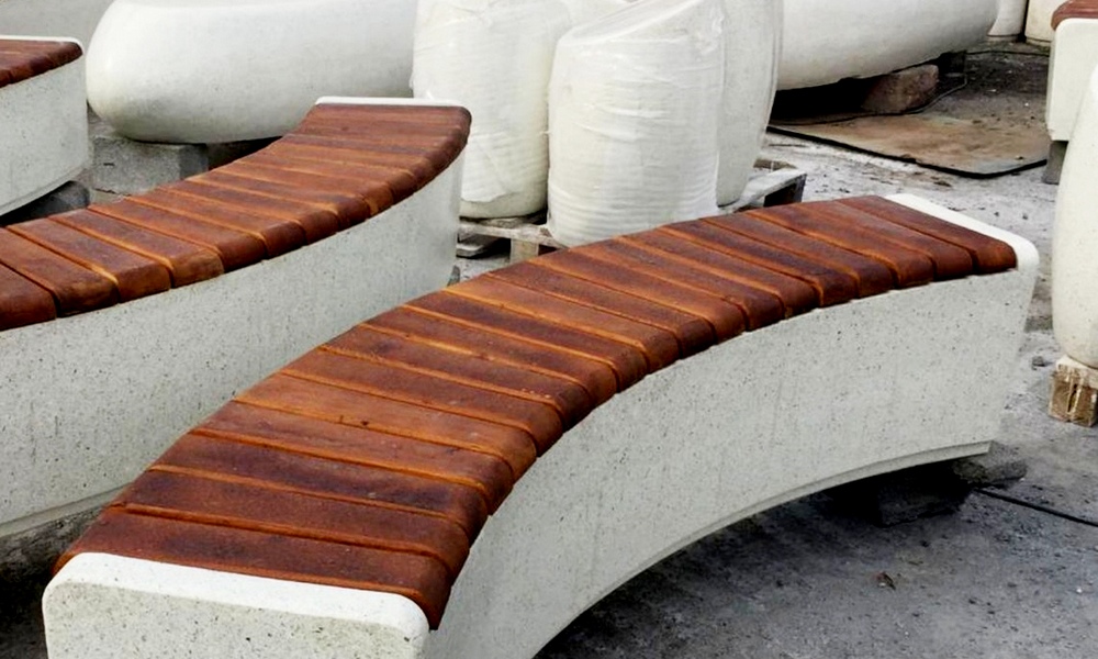 Скамейки из архитектурного бетона