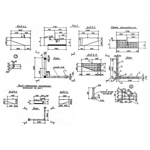 Блок шкафной стенки БШ28-1-1 Серия 3.503.1-79 выпуск 2