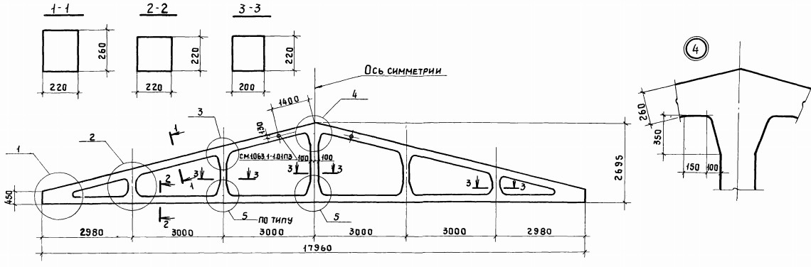 Ферма 1ФТ18-1АIVтп Серия 1.063.1-1