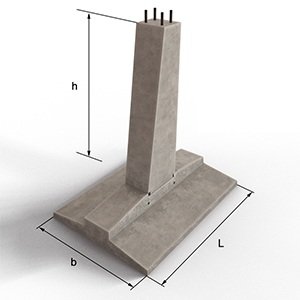 Фундамент Ф2,7х4,5-А Серия 3.407-144.1