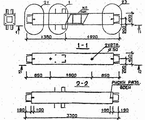 Колонна 1КС 33.33-9-с Серия 1.020.1-2с/89