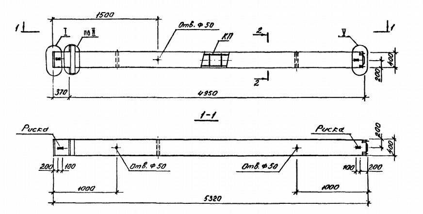 Колонна 1КВД 60-104 Серия 1.020.1-4