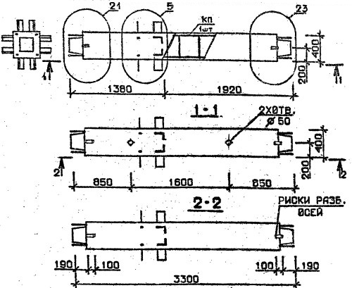 Колонна 2КС 33.33-9 Серия 1.020.1-2с/89