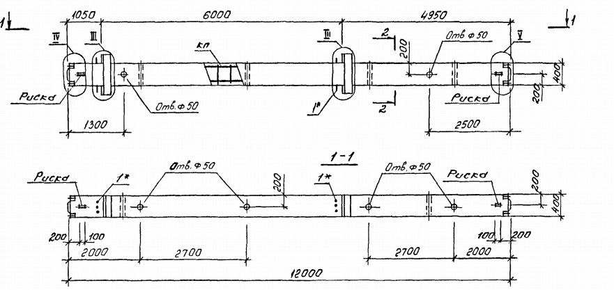 Колонна 2КСД 60-130 Серия 1.020.1-4