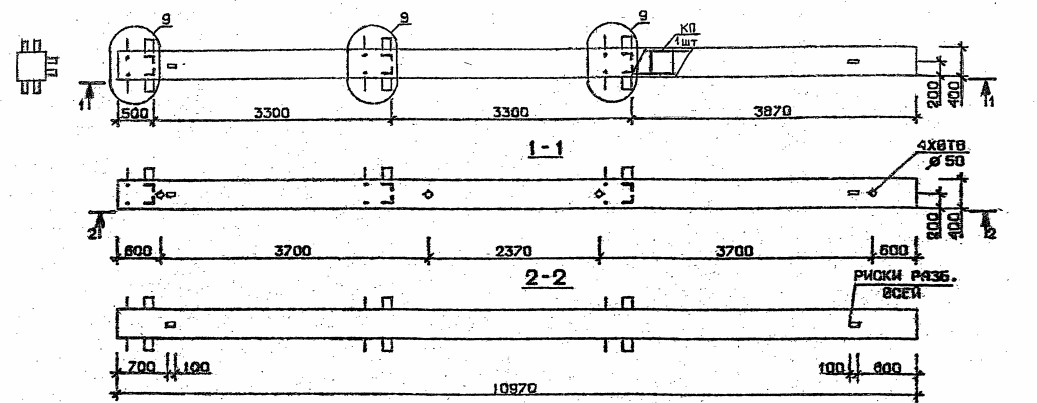 Колонна 3КБ 33.110-5 Серия 1.020.1-2с/89