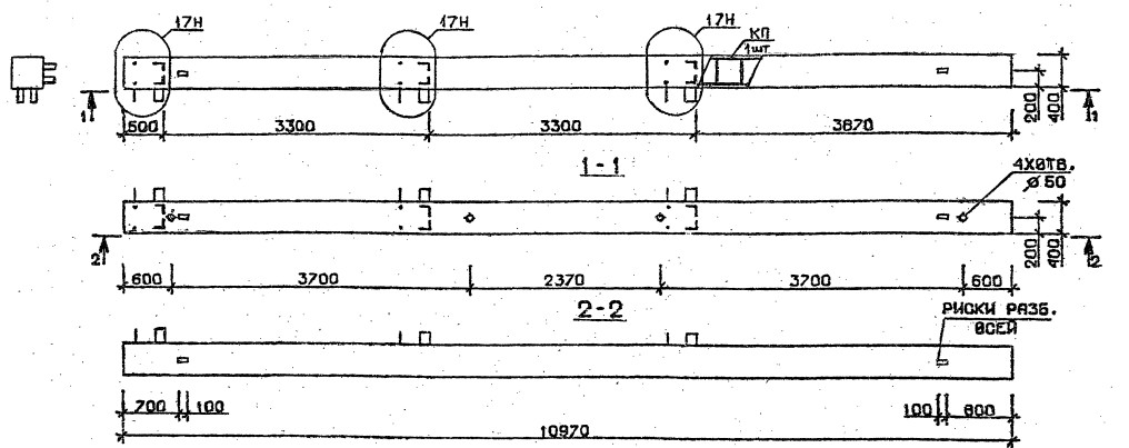 Колонна 5КБ 33.110-11-сн Серия 1.020.1-2с/89