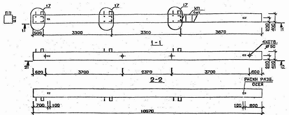 Колонна 5КБ 33.110-7 Серия 1.020.1-2с/89