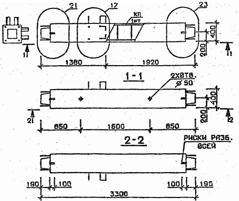 Колонна 5КС 33.33-7-с Серия 1.020.1-2с/89