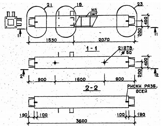 Колонна 5КС 36.36-6 Серия 1.020.1-2с/89