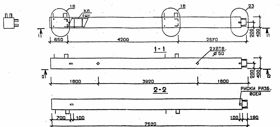 Колонна 5КВ 42.75-4 Серия 1.020.1-2с/89