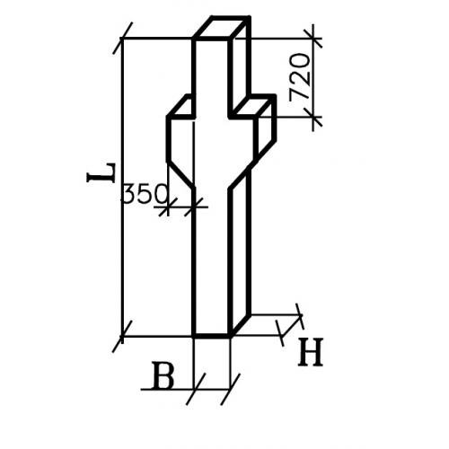 Колонна К12а-4-2 Серия 1.420-12