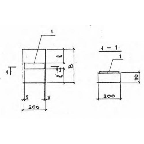 Опорная подушка ОП 2 Серия 3.006.1-2/82