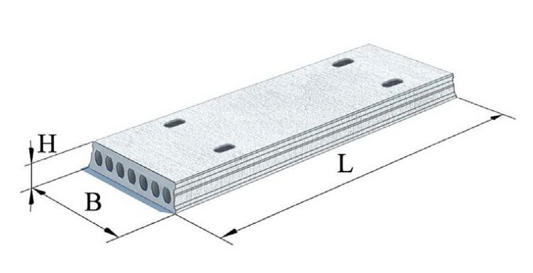 Плита перекрытия безопалубочная ПБ 97-15-8 ГОСТ 9561-91