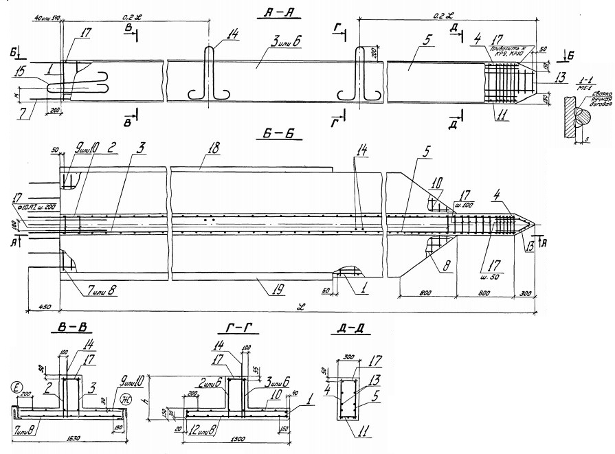 Шпунт ШТП 100-4-1 Серия 3.505.1-15 (длина уширенной части ребра 1500мм)