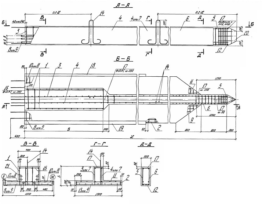 Шпунт ШТВ 90-5-1 Серия 3.505.1-15 (длина уширенной части ребра 1500мм)