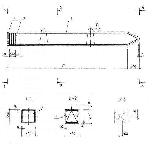 Свая С 10-35 ТК1 Серия 3.015-5/86